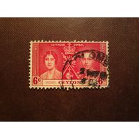 Британский Цейлон 1937 г.Коронация короля Георга VI и королевы Елизаветы./51а/