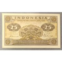 25 сен 1947 года - Индонезия - UNC