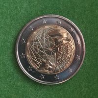 Словения 2 евро 2022 "35 лет программы Erasmus". UNC из ролла.