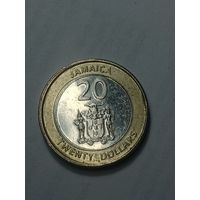 Ямайка 20 долларов 2008 года .
