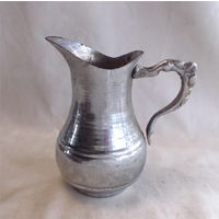 Кувшин медный Молочник МЕДЬ Серебрение