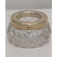 Все лоты с 1р.Серебро хрусталь солонка