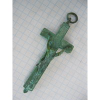 Энколпион католический. Бронза, литье.