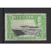 1936 Св. Люсия / St Lucia* 1/2d  Порт Георг V (SG#113)