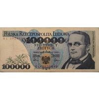 Польша 100000 Злотых BL - 1990 ХF 637