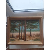Картина. Масло. 250 на 190 мм. С 1 рубля