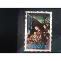 Гана,1981. Рождество, живопись