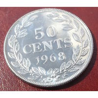 Либерия. 50 центов 1968