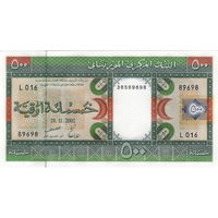Мавритания, 500 угий, 2002 г., UNC