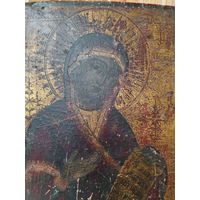 Пресвятая Богородица Чиновая, 39 см, 19 век. Ветковская иконописная школа.