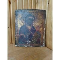 Пресвятая Богородица Чиновая, 39 см, 19 век. Ветковская иконописная школа.