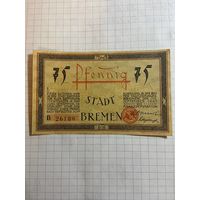 75 пфеннингов (нотгельды) г. Германия.