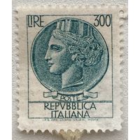 Марка Италия. Стандарт. 300 лир