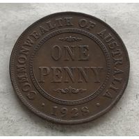 Австралия 1 пенни 1928 Георг V