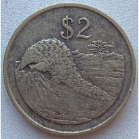 Зимбабве 2 доллара 1997 г.