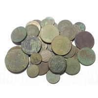 45 медных монет РИ