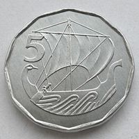 Кипр 5 милей, 1982 UNC