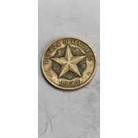 Куба 1 песо 1987