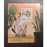 Того. 1997 год. Фауна. Кошки. Блок (613)