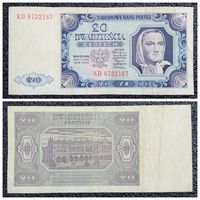20 злотых Польша 1948 г.