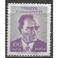 Турция. Кемаль Ататюрк. Первый президент. 1971г. Mi#2214.