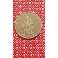 Восточные Карибы 1 доллар 1981 парусник