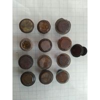 Запонки старинные. Коричневые.