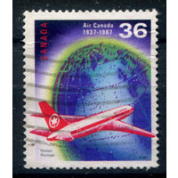 Канада - 1987г. - авиация - 1 марка - полная серия, гашёная [Mi 1058]. #3-WB-94-KS-6