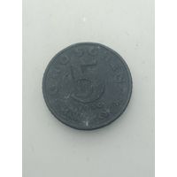 Австрия 5 грошей 1950 года .