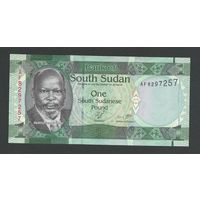 Южный Судан 1 фунт 2011 года. Тип P-5. Состояние UNC