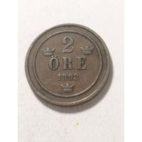 Швеция 2 оре 1892