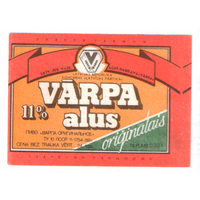 Этикетка пива Varpa Прибалтика Ф997