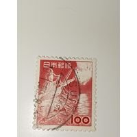 Япония 1953 год Традиционная ловля рыбы с помощью бакланов (укай).