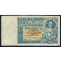 Польша 20 злотых 1931 год