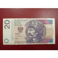 Польша. 20 злотых 2016 года, серия СD, UNC