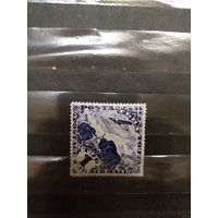 1934 Тува Загорский 56А зуб 12 1/2 авиапочта чистая клей лёгкие наклейки без дыр фауна самолет (3-7)