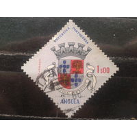 Ангола, колония Португалии, 1963. Герб г. Салазар