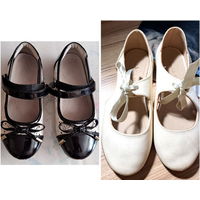 Туфли беж и черные на утренник, р.27, 29-2 пары