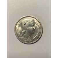 Латвия 5 лат 1929 года, Герб Латвии. Серебро