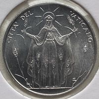 Ватикан 5 лир 1968 г. В холдере