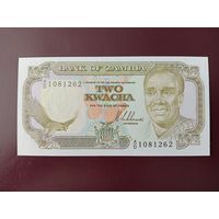 Замбия 2 квача 1989 UNC (очень редкая)