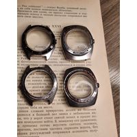 ОДНИМ ЛОТОМ! стальные корпуса на Часы восток Амфибия СССР