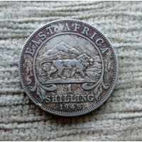 Werty71 Британская Восточная Африка 1 шиллинг 1948 Георг 6 Лев