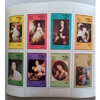 Штат Оман. Живопись. Женские портреты.