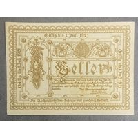 Нотгельды Австрия Эдльбах, 20 геллеров 1921 год.
