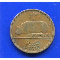 Ирландия 1/2 пенни 1946 , нечастый год