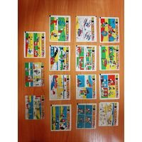 Вкладыши DONALD ML, ДОНАЛЬД. Лот 15 шт. Состояние на фото. Доставка бесплатно.