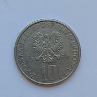 10 злотых 1978 Польша