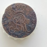 1грош 1777 года EB (Польша, Станислав II Август), редкая монета для коллекции...