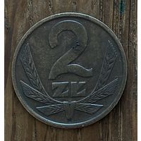 2 Злотых Польша 1975г.